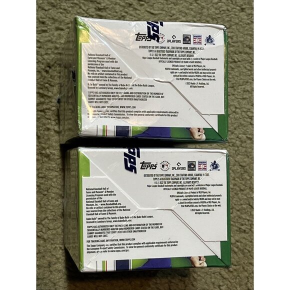 2 New Sealed 2022 TOPPS UPDATE SERIES BASEBALL BLASTER BOX BLOWOUT CARDS W Autos - Picture 2 of 4